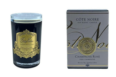 Soy Blend Candle - 75g - Gold - Pink Champagne - CGG07518 (Carton of 6)